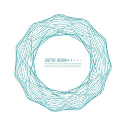Interlocking Geometric Shapes vector image