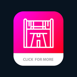 checkpoint start race road mobile app button vector image
