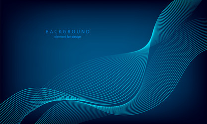abstract gradient background wave element vector image