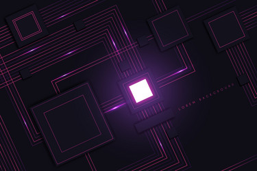 Abstract Tech Glow Background vector image