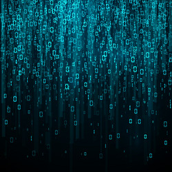 Binary Matrix Stream vector image
