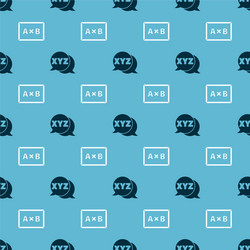 set xyz coordinate system and chalkboard vector image