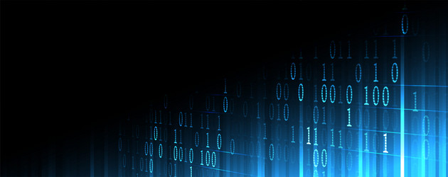Futuristic Data Stream Background vector image