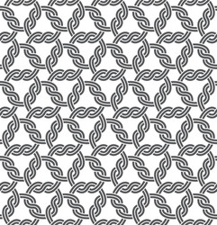 Macrame Chainlink Pattern vector image