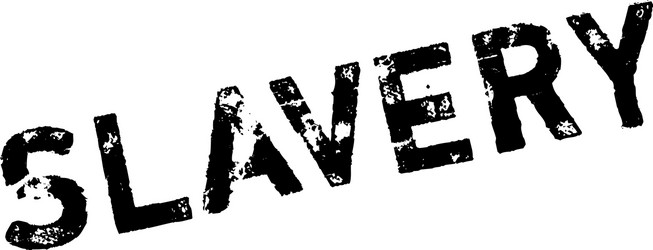 Slavery rubber stamp Royalty Free Vector Image