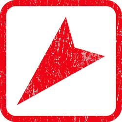 Arrowhead down icon rubber stamp Royalty Free Vector Image