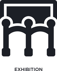 Statue isolated icon simple element from museum Vector Image