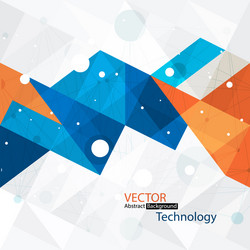 Modern Abstract Network Background vector image