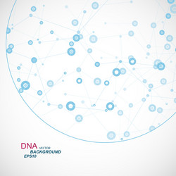 Network background with a molecular structure eps vector