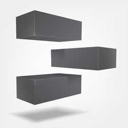 3D Block Chart Elements vector image