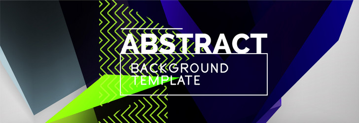 dark 3d triangular low poly shapes abstract vector image