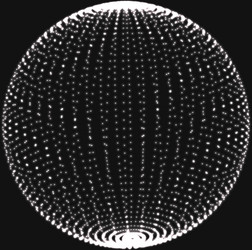 abstract 3d sphere spiral shape vector image