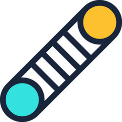 colorful toggle switch button featuring distinct vector image