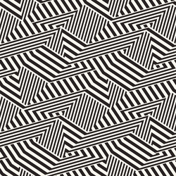 monochrome glitch effect textured zigzag pattern vector image