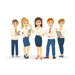 Business team Royalty Free Vector Image - VectorStock