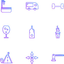 multimedia camera user interface technology vector image