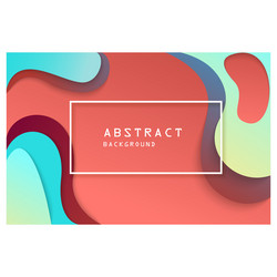 abstract background red cyan vinous wavy layers vector image