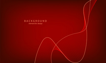 abstract gradient background wave element vector image