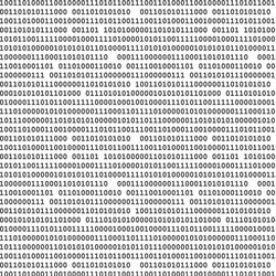 Binary Code Raster Background vector image