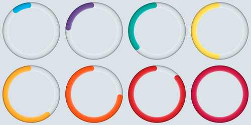 compare bar chart infographics or options review vector image