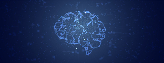 conceptual technology of artificial intelligence vector image
