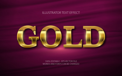 editable text style effect typography template vector image