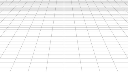 futuristic grid in perspective projection vector image