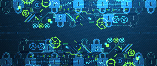 secure digital background virtual confidential vector image