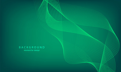 abstract gradient background wave element vector image