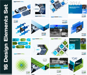 business design elements for graphic layout vector image