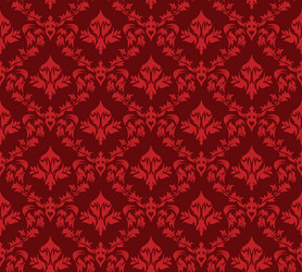damask pattern vector image
