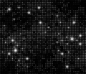 with four halftone patterns vector image