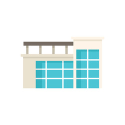 modern office building with large windows vector image