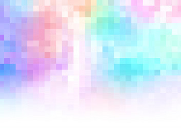 pastel coloured background with square design vector image