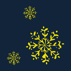 snowflake icon sign design red background vector image
