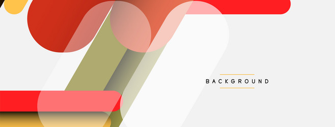 abstract background round shapes lines vector image