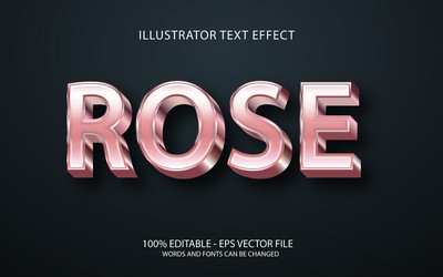 editable text style effect typography template vector image
