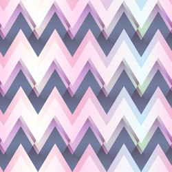 pink color zigzag seamless pattern vector image