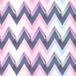 Pink color zigzag seamless pattern vector