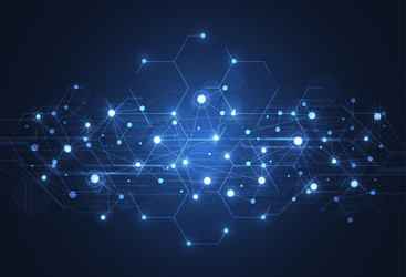 abstract digital background with technology vector image
