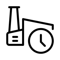 increased productivity in less time using vector image