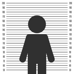 police mugshot background vector