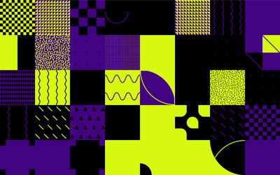 simple geometric pattern design with basic vector image