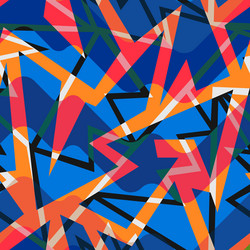 abstract triangle seamless pattern vector image