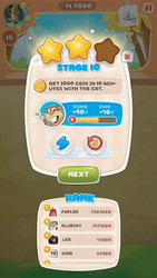 complete set of level button game ui pop-up icon vector image