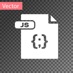 white js file document download button icon vector image