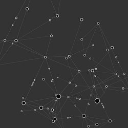 artificial neural network and data mining design vector image
