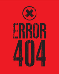 banner with the inscription error 404 vector image