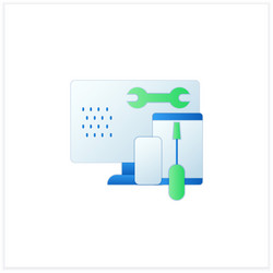 coding toolkit flat icon vector image