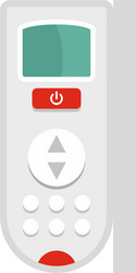remote control of conditioner icon flat style vector image
